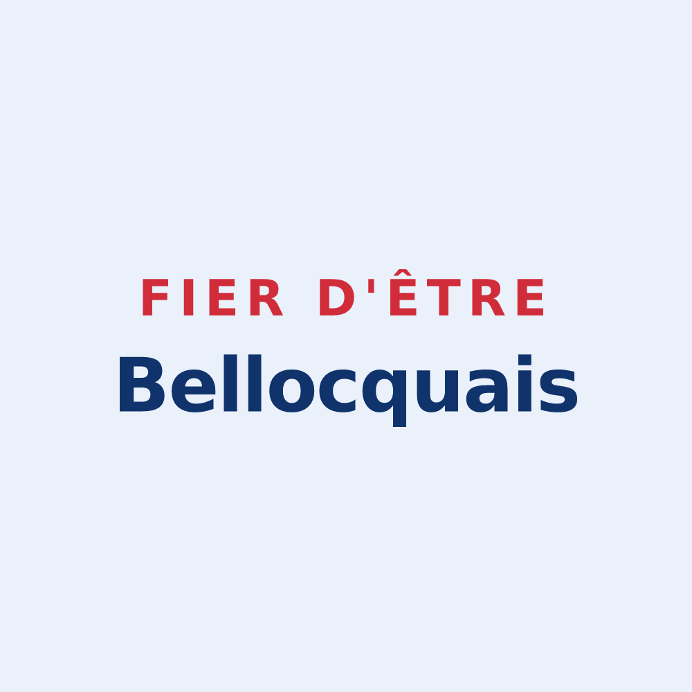 Sticker « Fier d'être Bellocquais » — design pour Bellocq