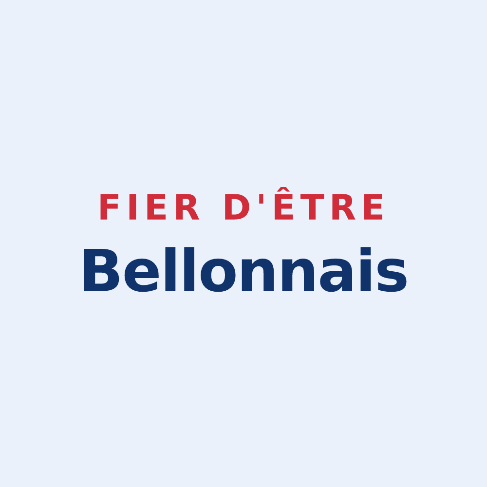 Sticker « Fier d'être Bellonnais » — design pour Bellonne
