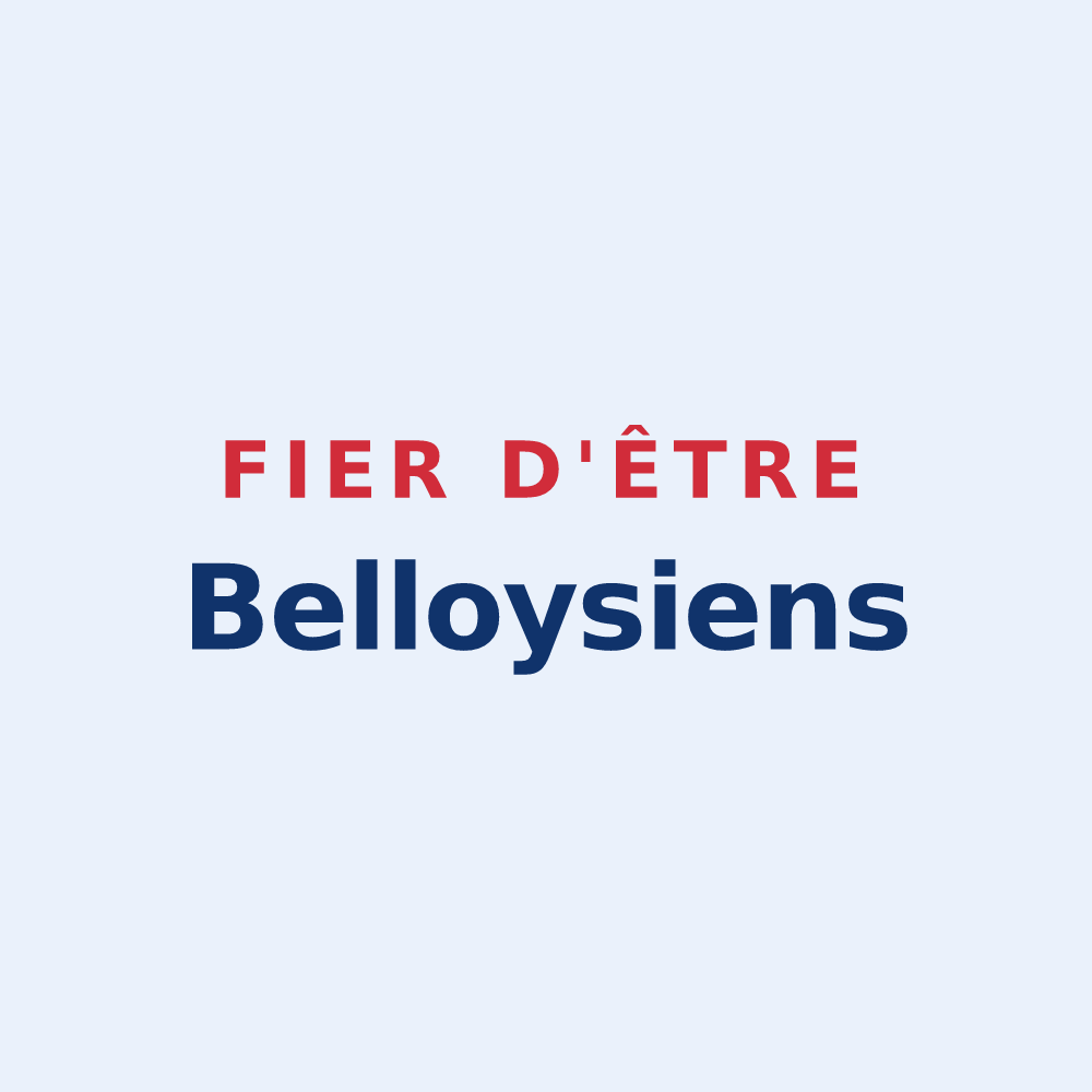 Sticker « Fier d'être Belloysiens » — design pour Belloy-Saint-Léonard