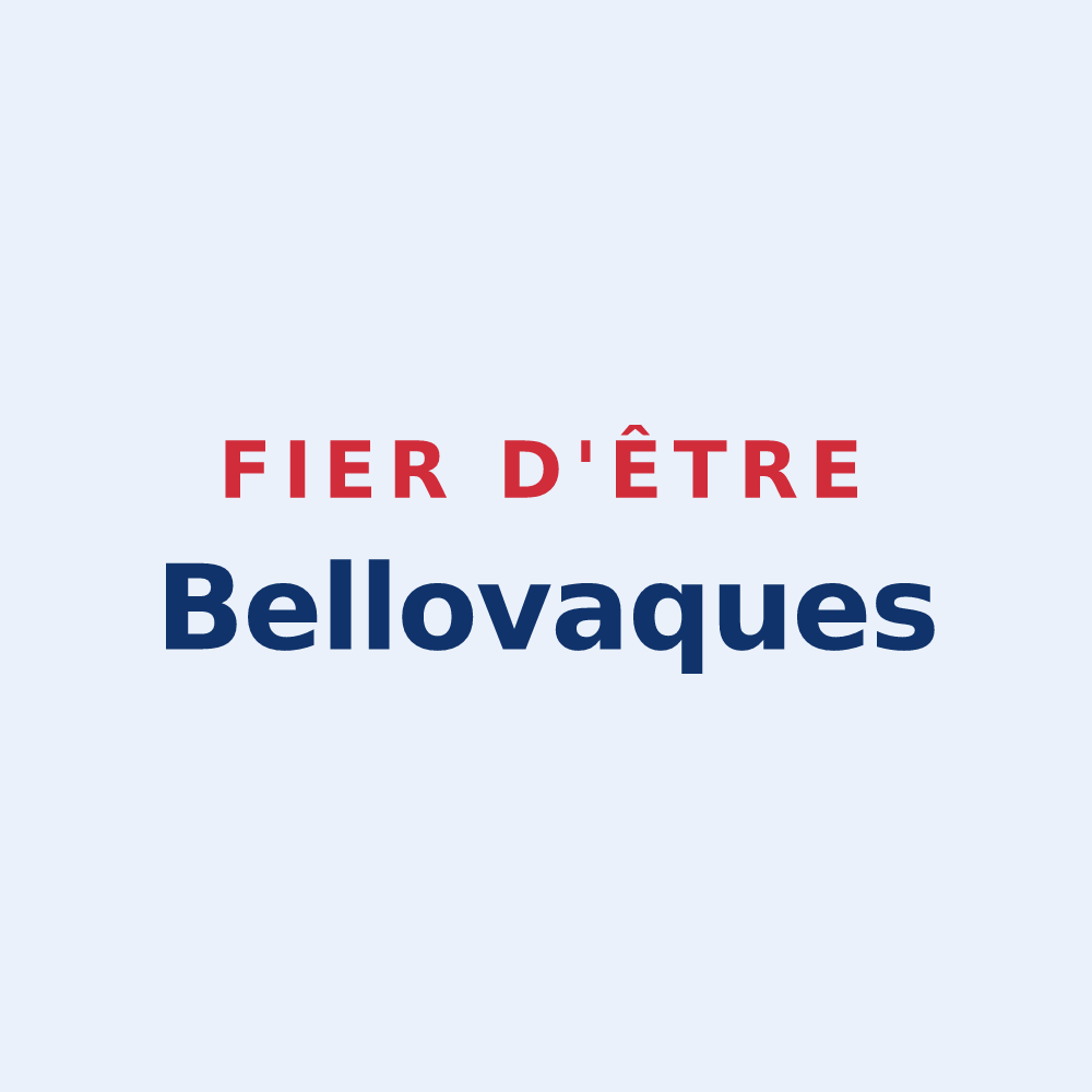 Sticker « Fier d'être Bellovaques » — design pour Belloy-sur-Somme