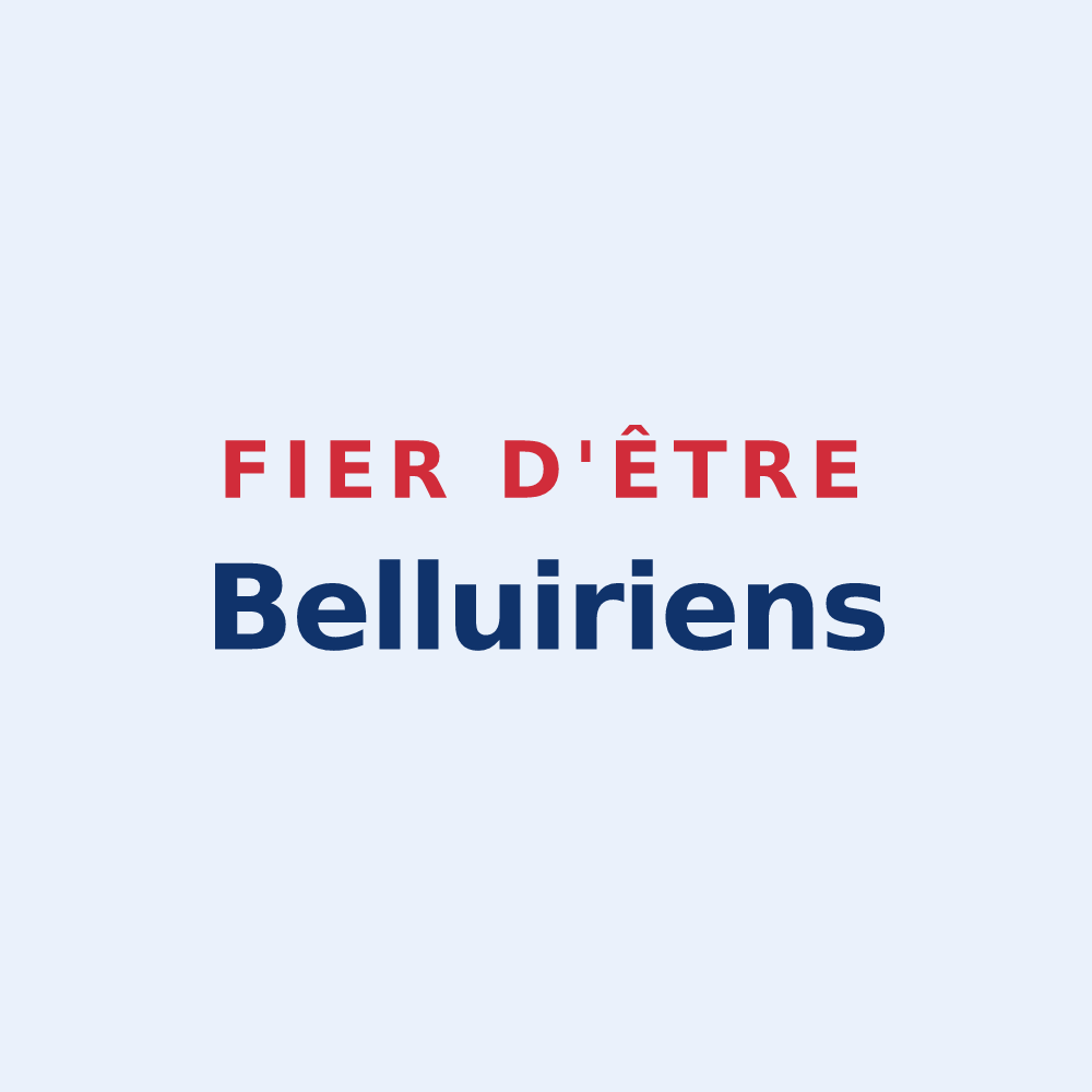 Sticker « Fier d'être Belluiriens » — design pour Belluire