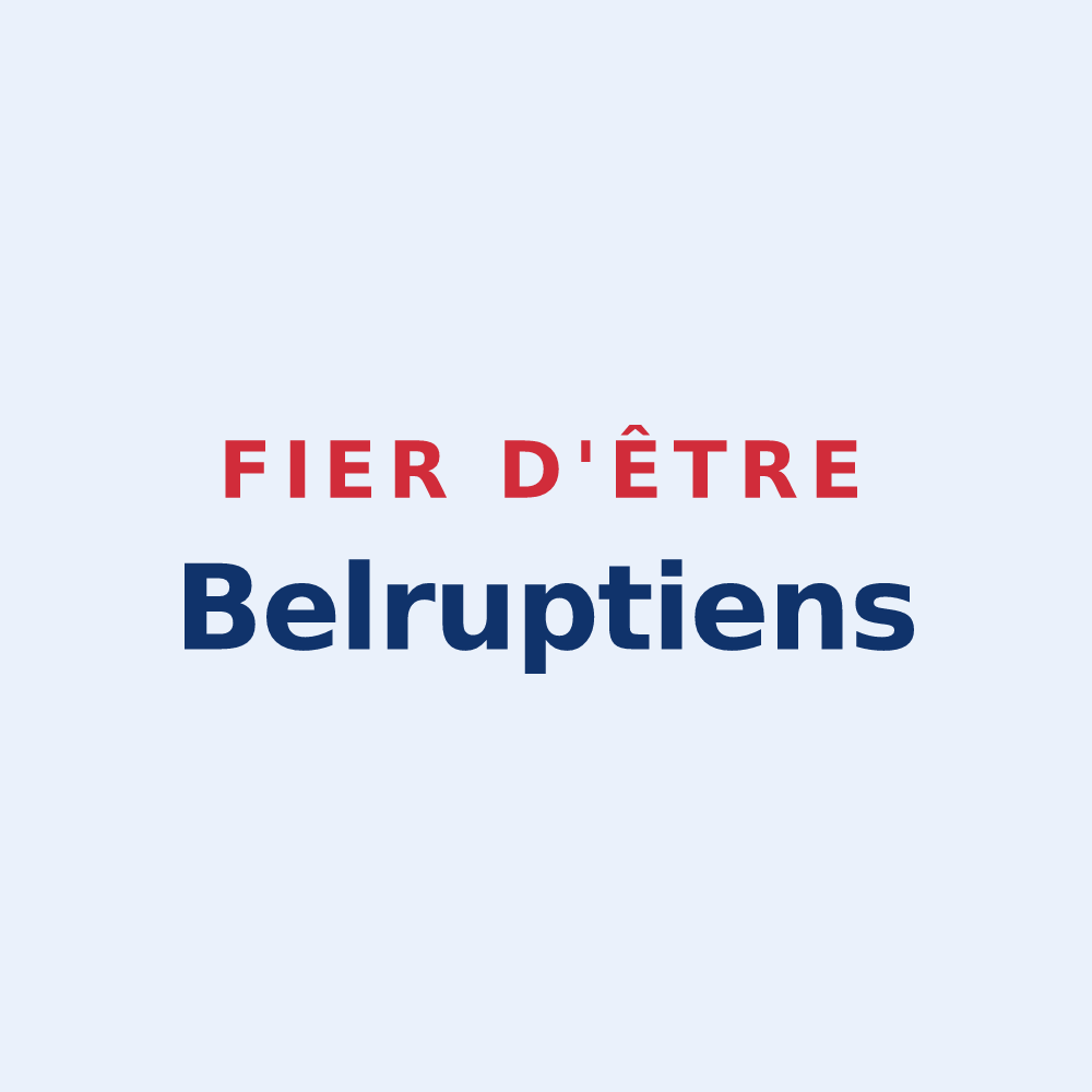 Sticker « Fier d'être Belruptiens » — design pour Belrupt