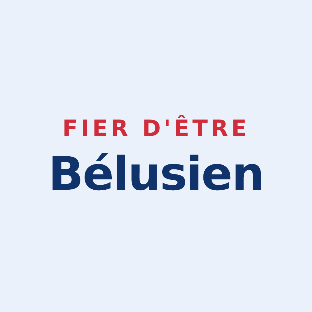 Sticker « Fier d'être Bélusien » — design pour Bélus