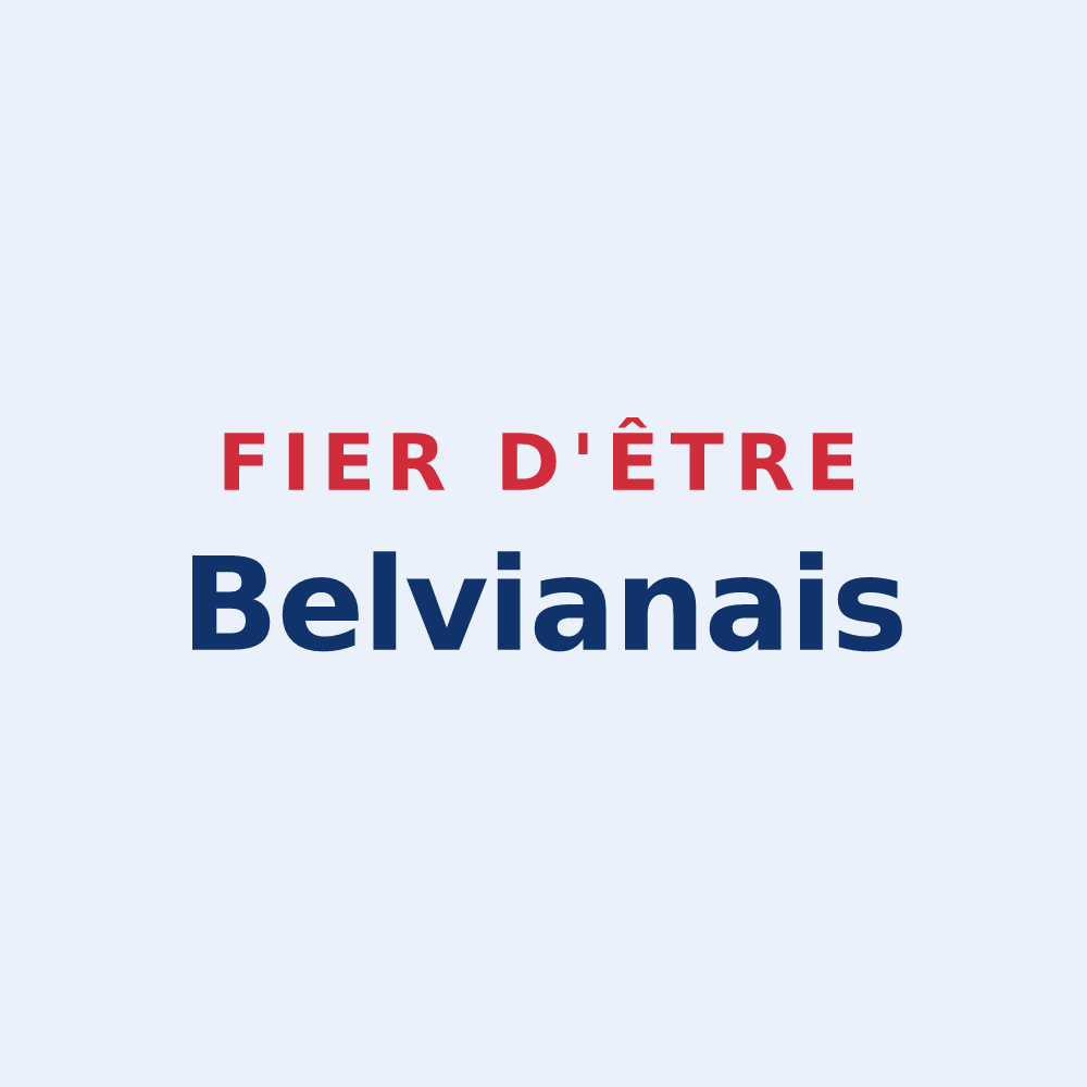 Sticker « Fier d'être Belvianais » — design pour Belvianes-et-Cavirac