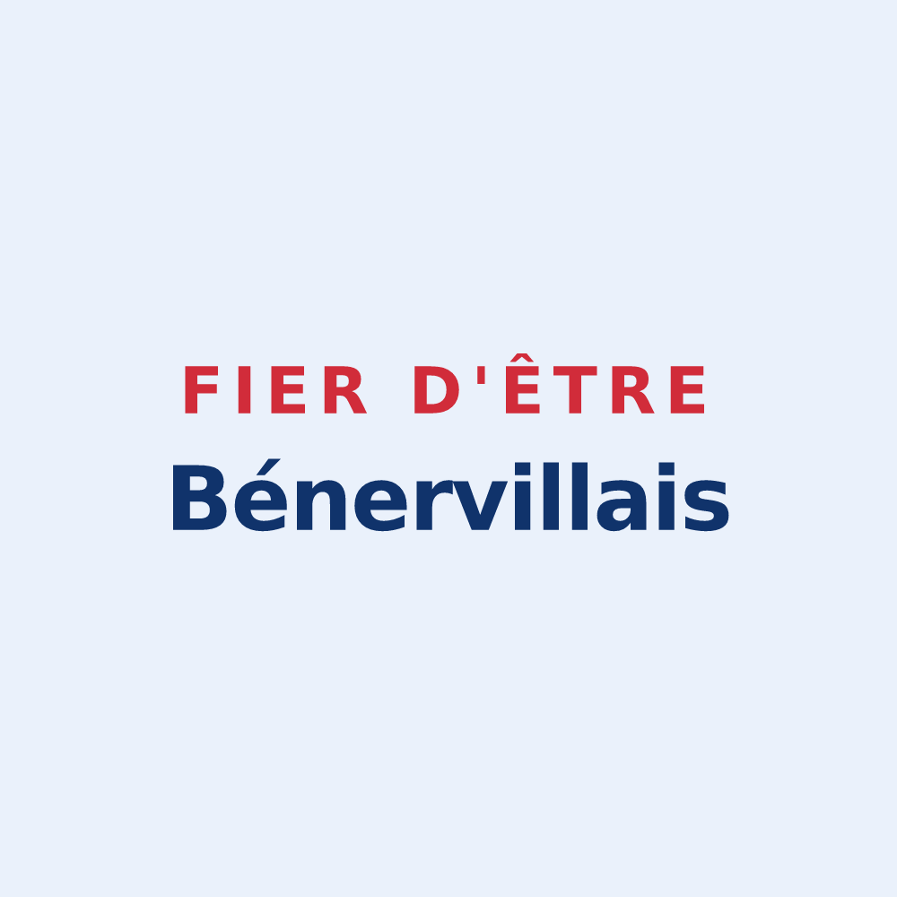 Sticker « Fier d'être Bénervillais » — design pour Benerville-sur-Mer