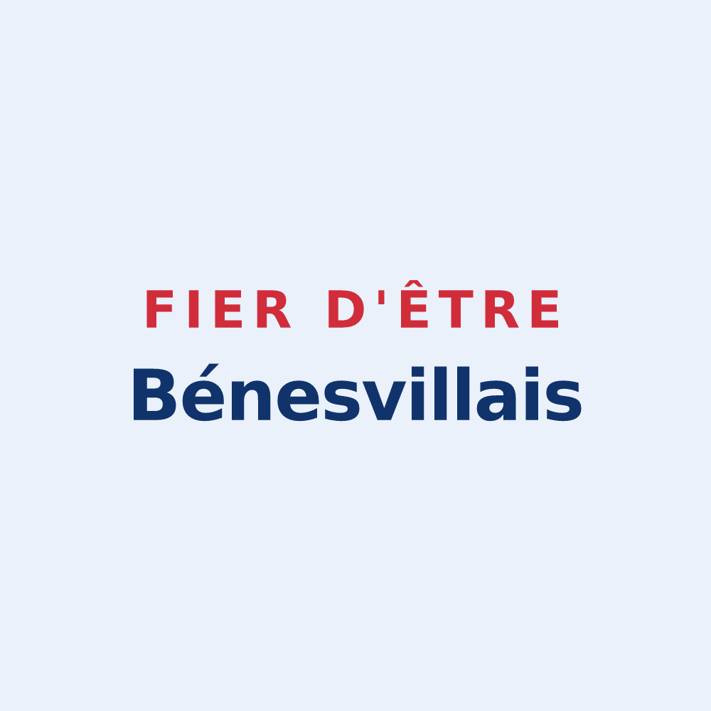 Sticker « Fier d'être Bénesvillais » — design pour Bénesville