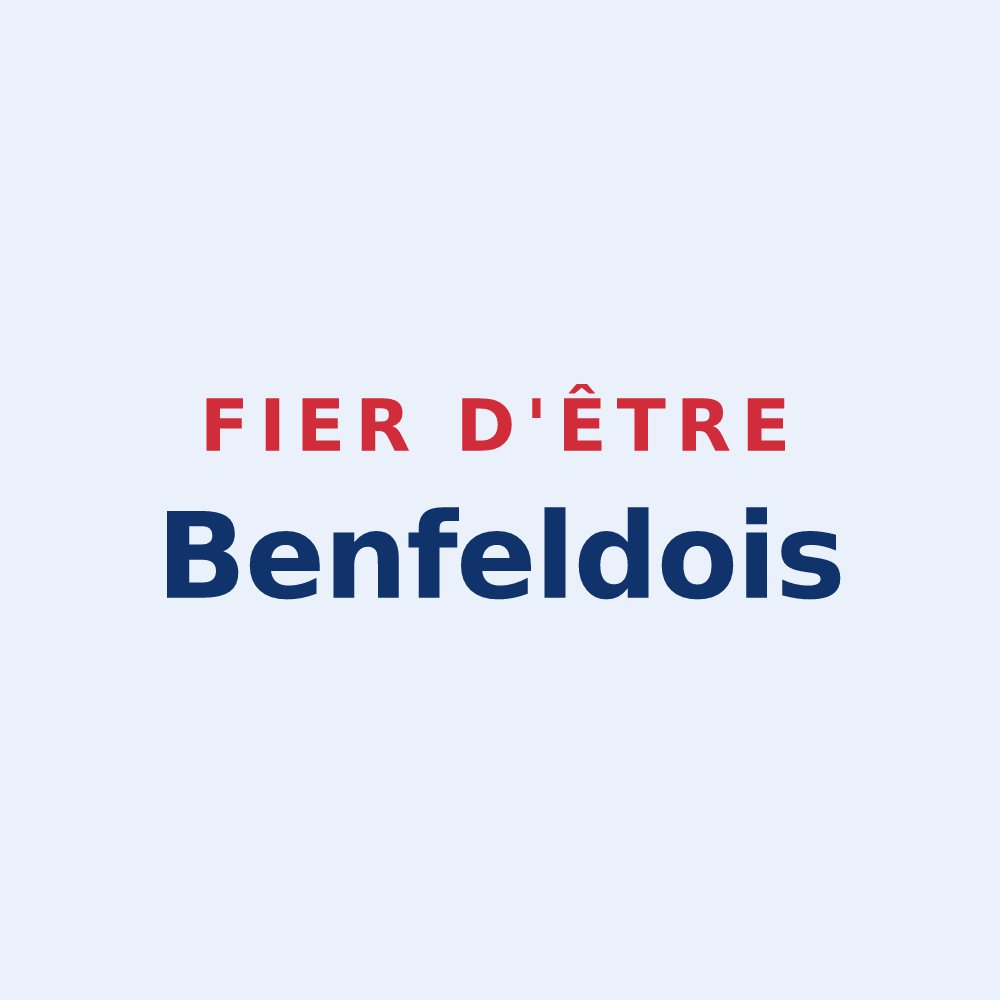 Sticker « Fier d'être Benfeldois » — design pour Benfeld