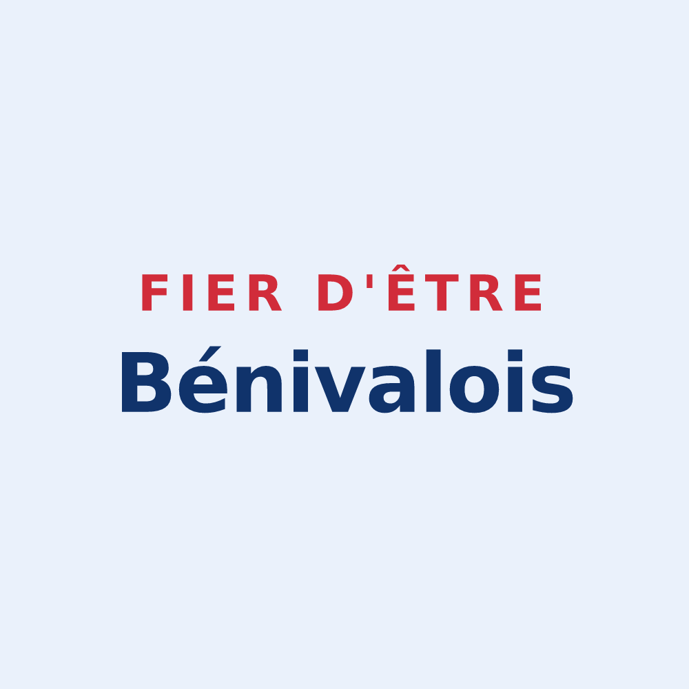 Sticker « Fier d'être Bénivalois » — design pour Bénivay-Ollon