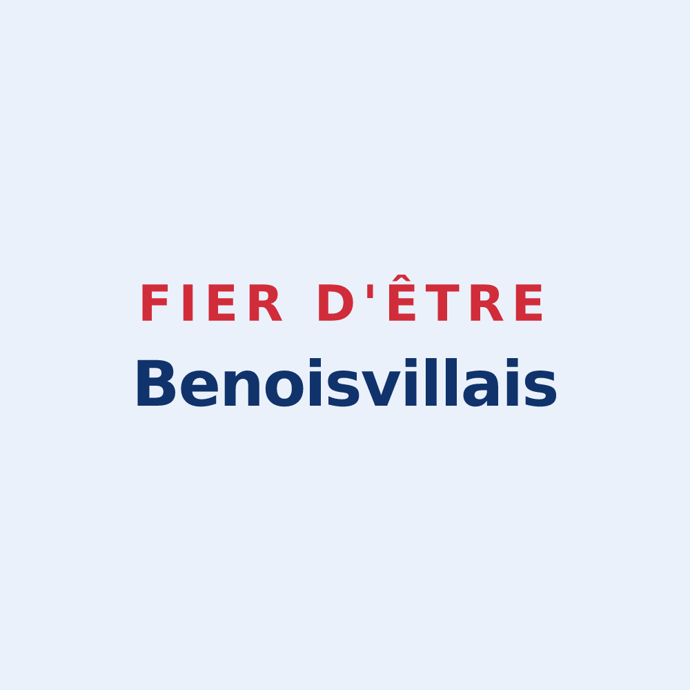 Sticker « Fier d'être Benoisvillais » — design pour Benoîtville