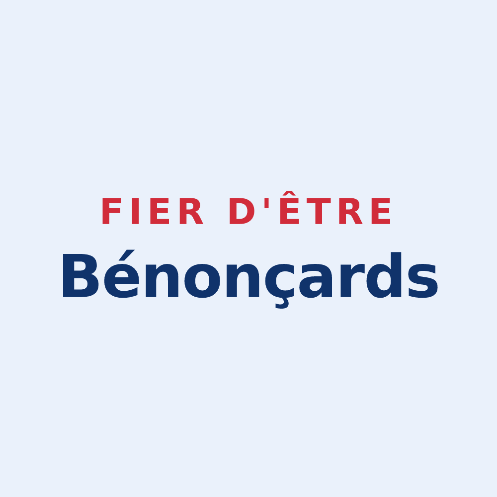 Sticker « Fier d'être Bénonçards » — design pour Bénonces