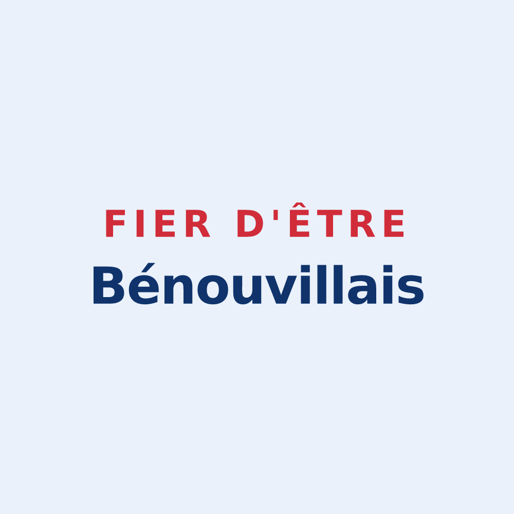 Sticker « Fier d'être Bénouvillais » — design pour Bénouville