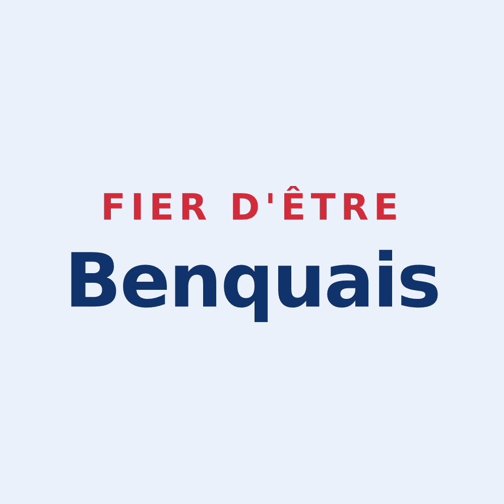 Sticker « Fier d'être Benquais » — design pour Benque-Dessous-et-Dessus