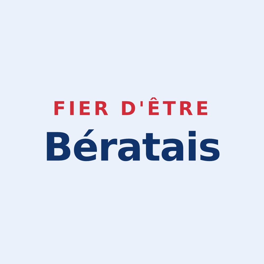 Sticker « Fier d'être Bératais » — design pour Bérat
