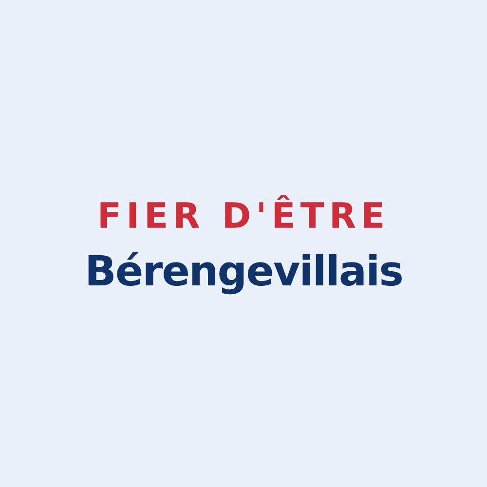 Sticker « Fier d'être Bérengevillais » — design pour Bérengeville-la-Campagne