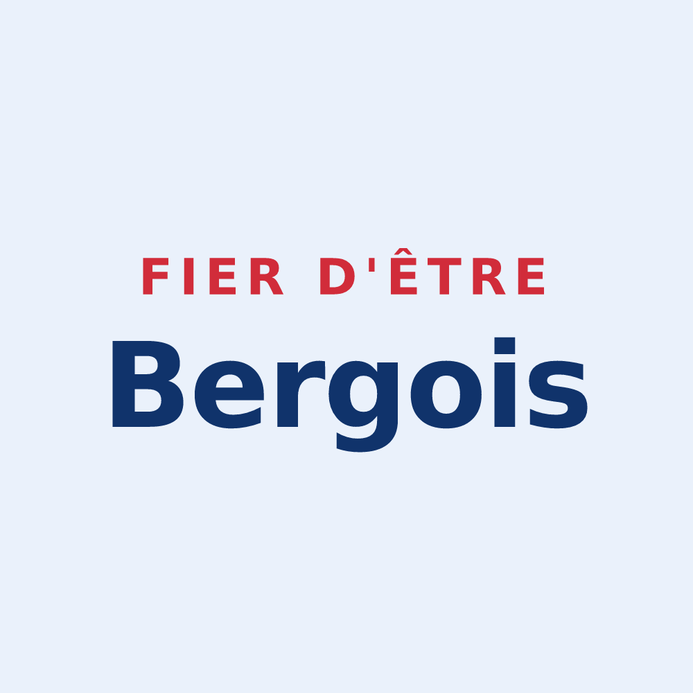 Sticker « Fier d'être Bergois » — design pour Berg-sur-Moselle
