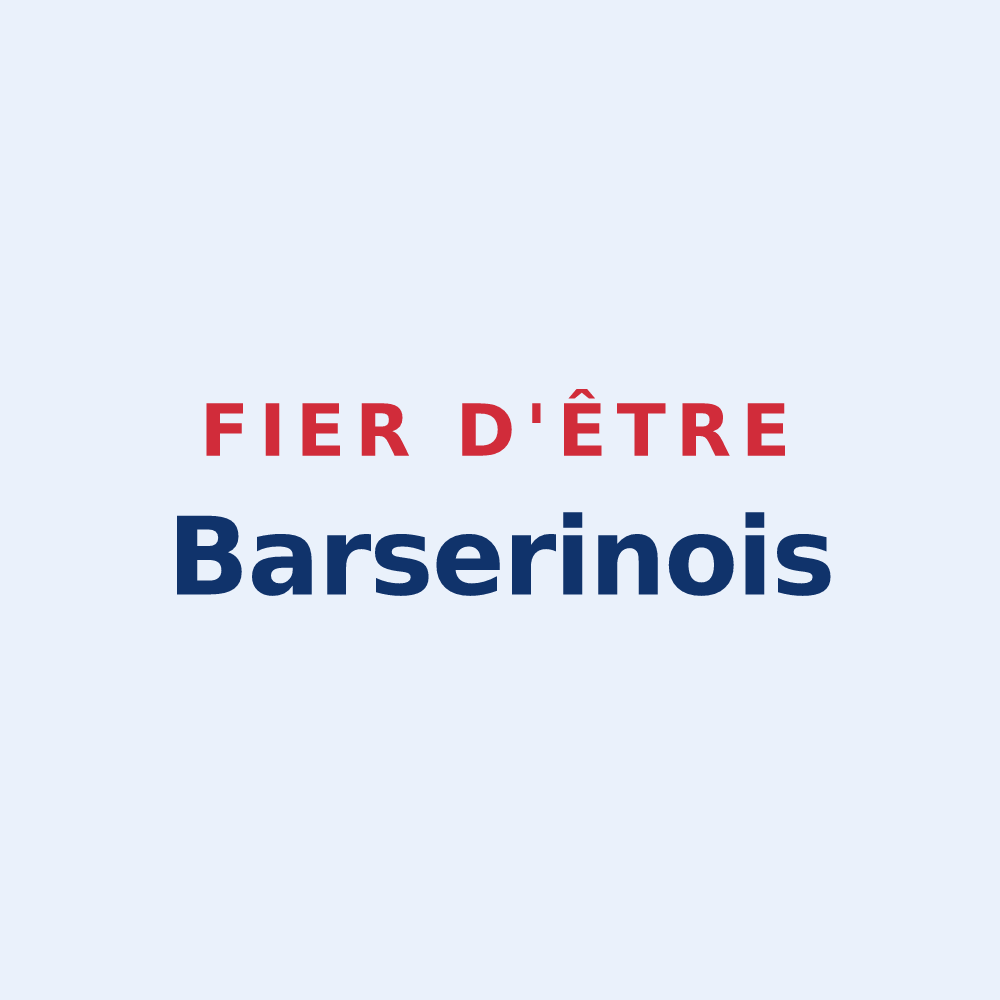 Sticker « Fier d'être Barserinois » — design pour Bergesserin