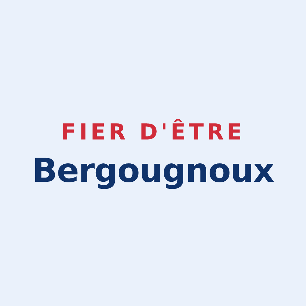 Sticker « Fier d'être Bergougnoux » — design pour Bergonne