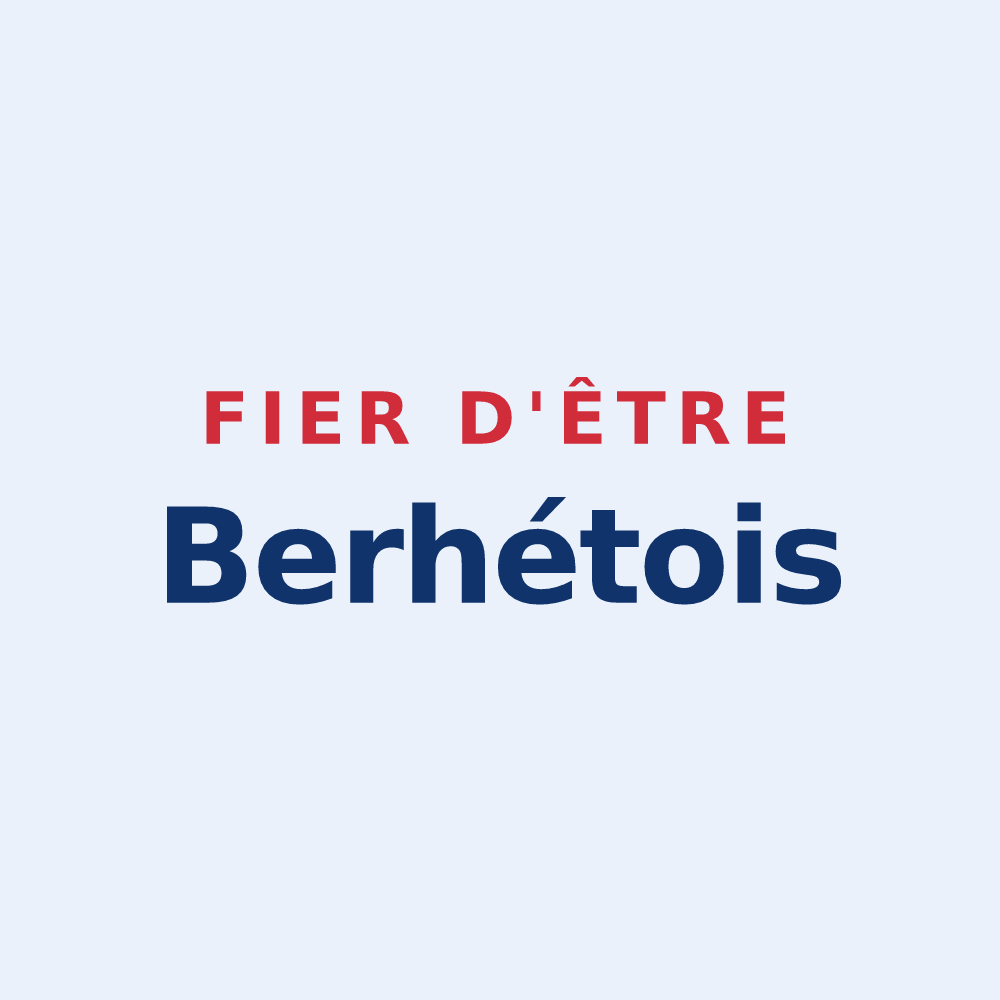 Sticker « Fier d'être Berhétois » — design pour Berhet