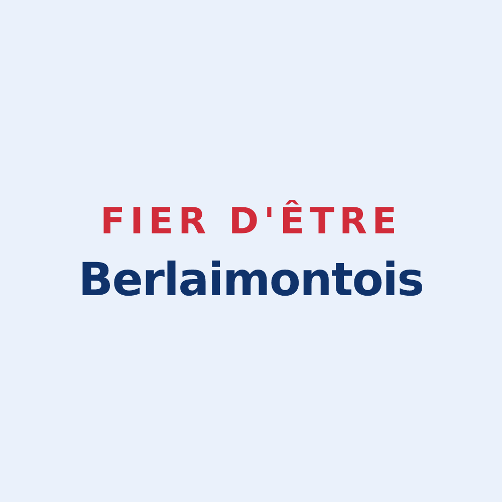 Sticker « Fier d'être Berlaimontois » — design pour Berlaimont