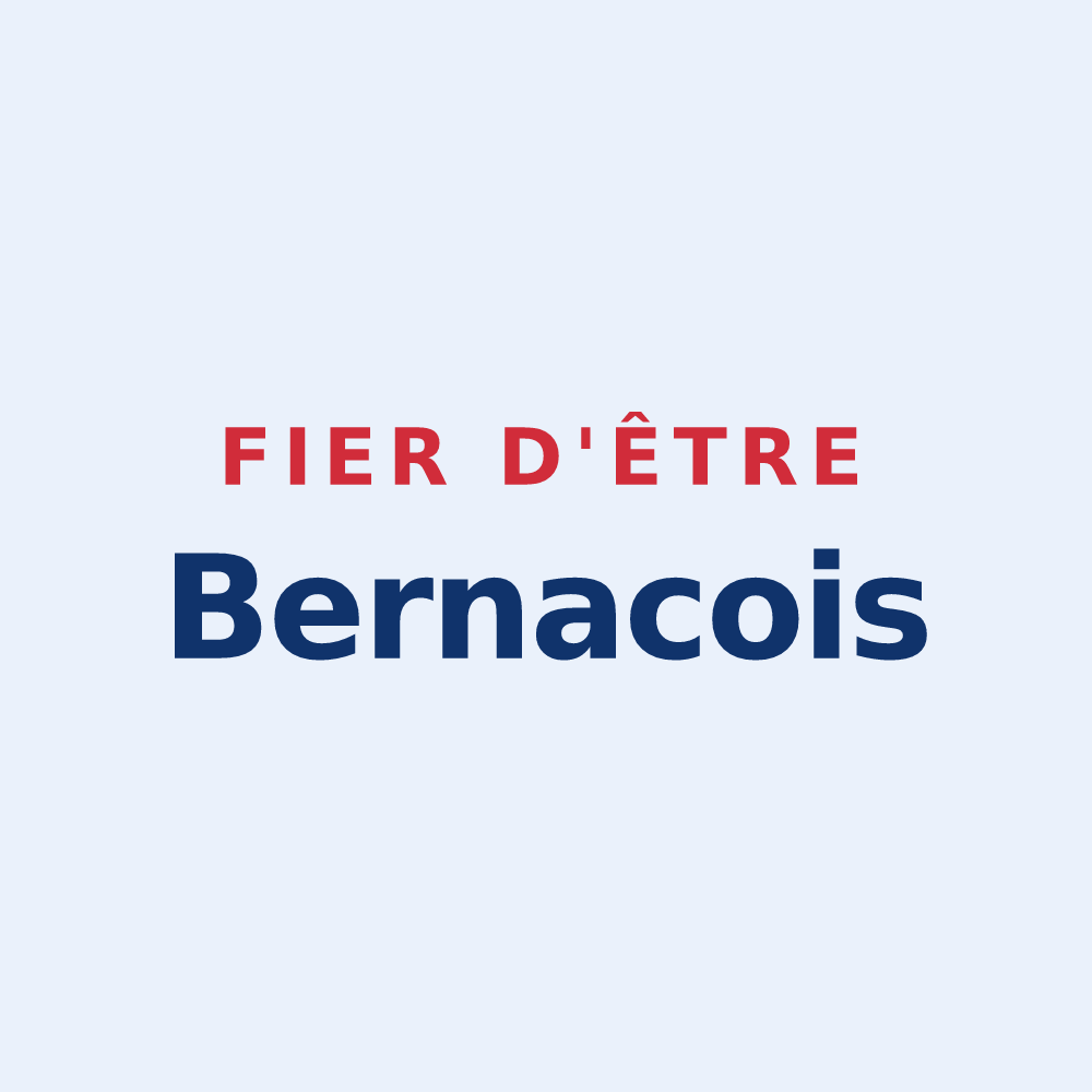 Sticker « Fier d'être Bernacois » — design pour Bernac