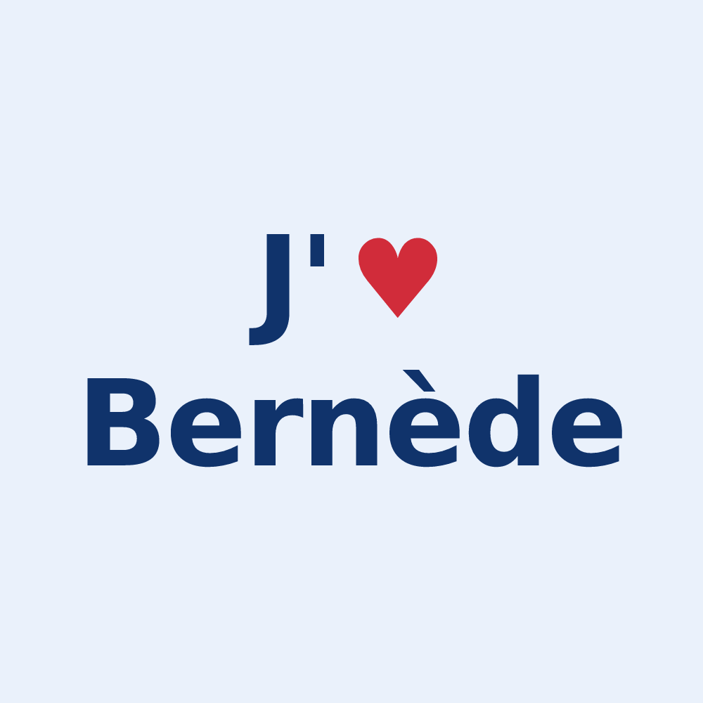 Sticker personnalisé Bernède — design J'aime Bernède