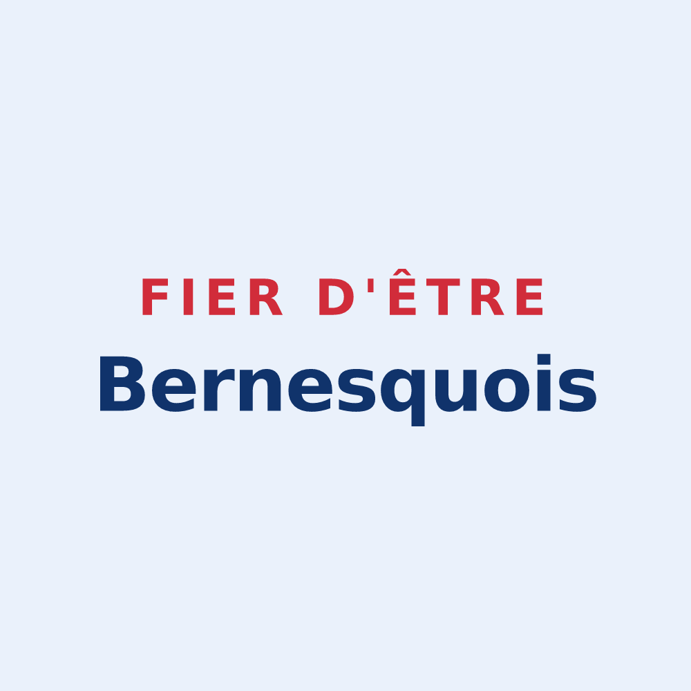 Sticker « Fier d'être Bernesquois » — design pour Bernesq