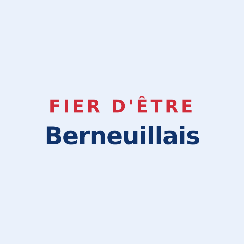Sticker « Fier d'être Berneuillais » — design pour Berneuil-sur-Aisne