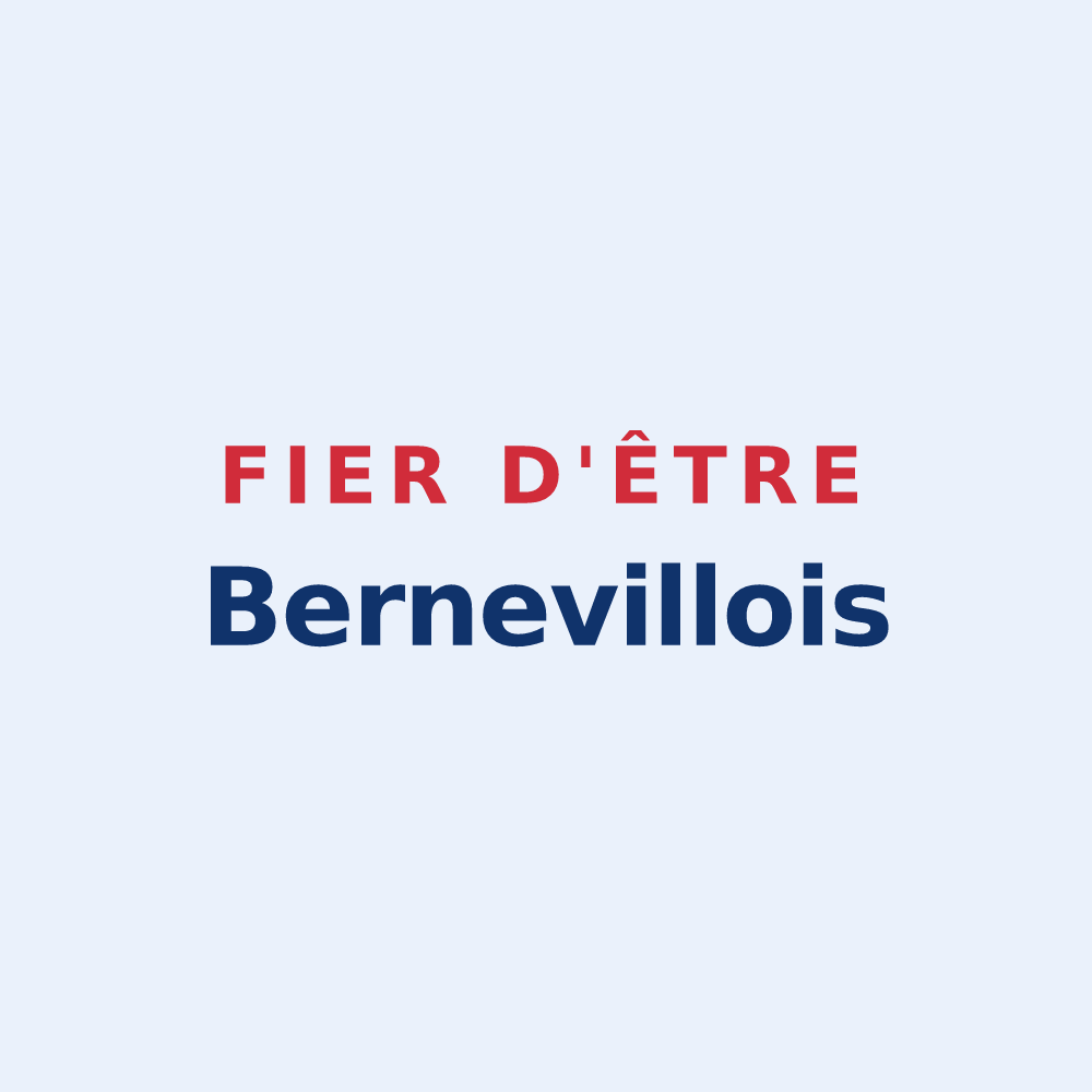 Sticker « Fier d'être Bernevillois » — design pour Berneville