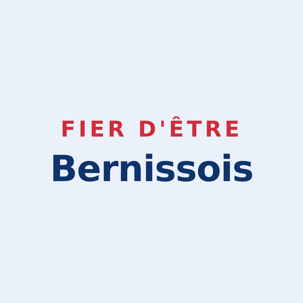 Sticker « Fier d'être Bernissois » — design pour Bernis