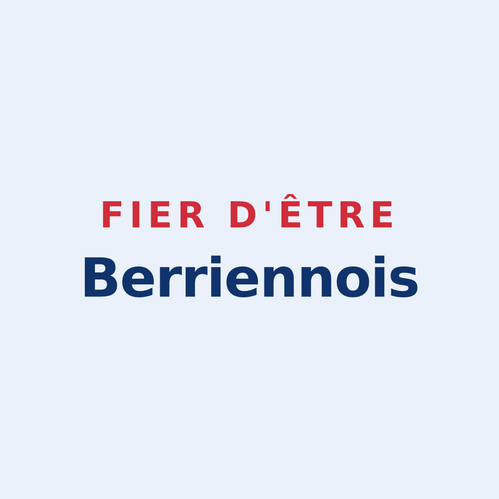 Sticker « Fier d'être Berriennois » — design pour Berrien