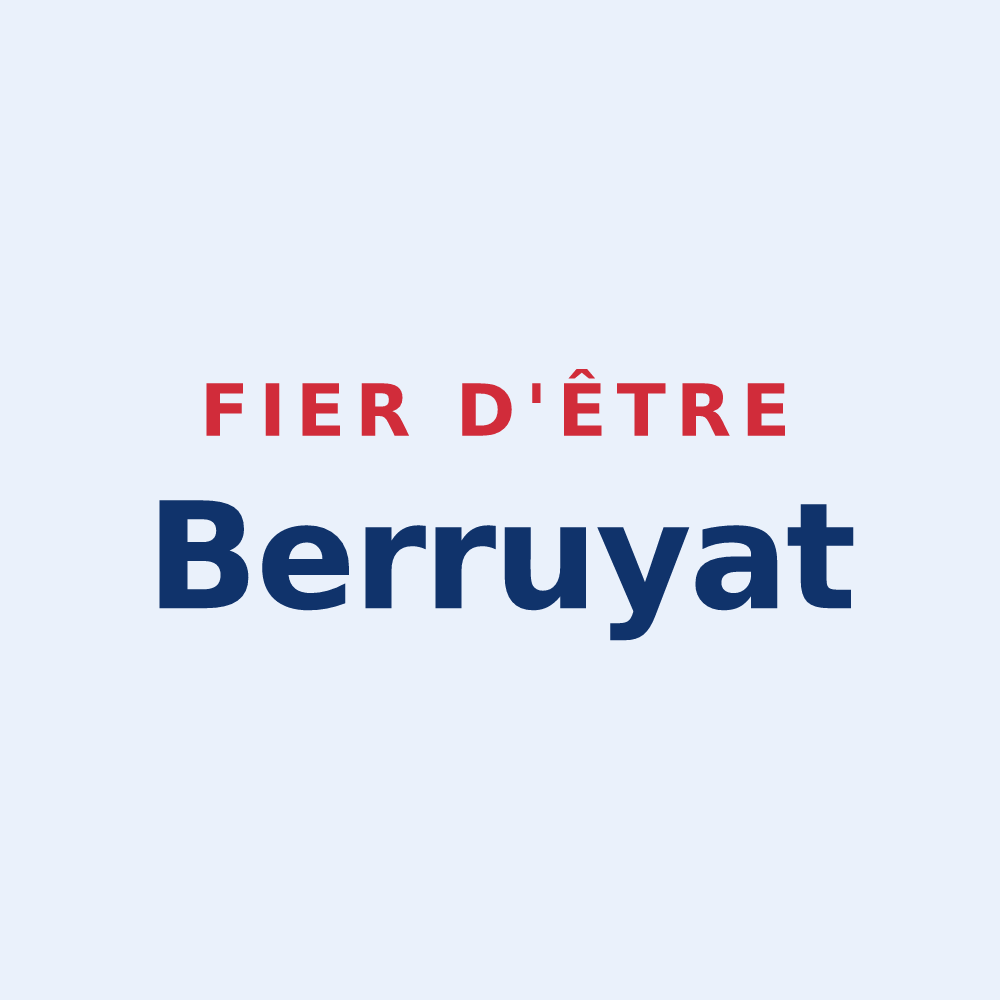 Sticker « Fier d'être Berruyat » — design pour Berru