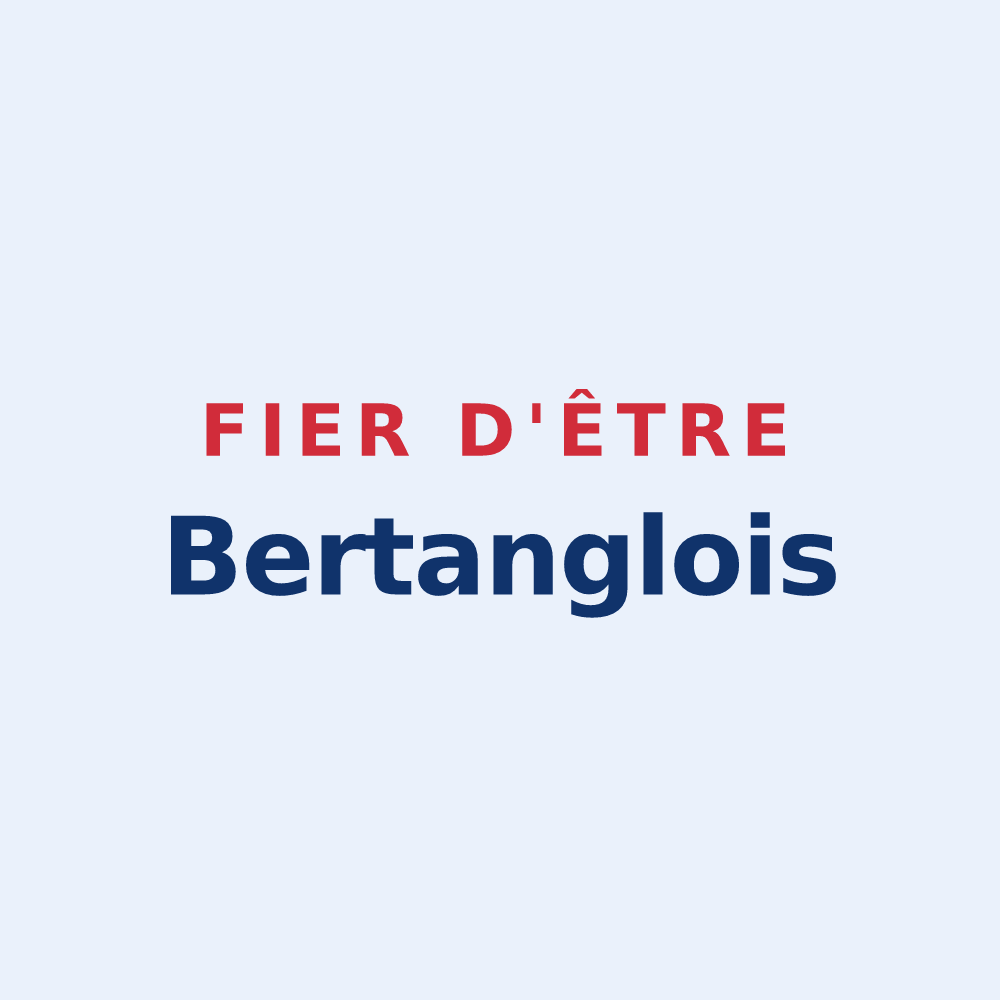 Sticker « Fier d'être Bertanglois » — design pour Bertangles