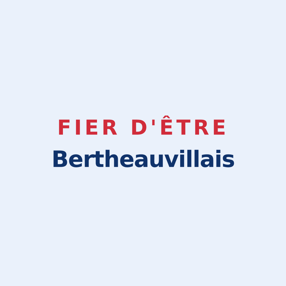Sticker « Fier d'être Bertheauvillais » — design pour Bertheauville