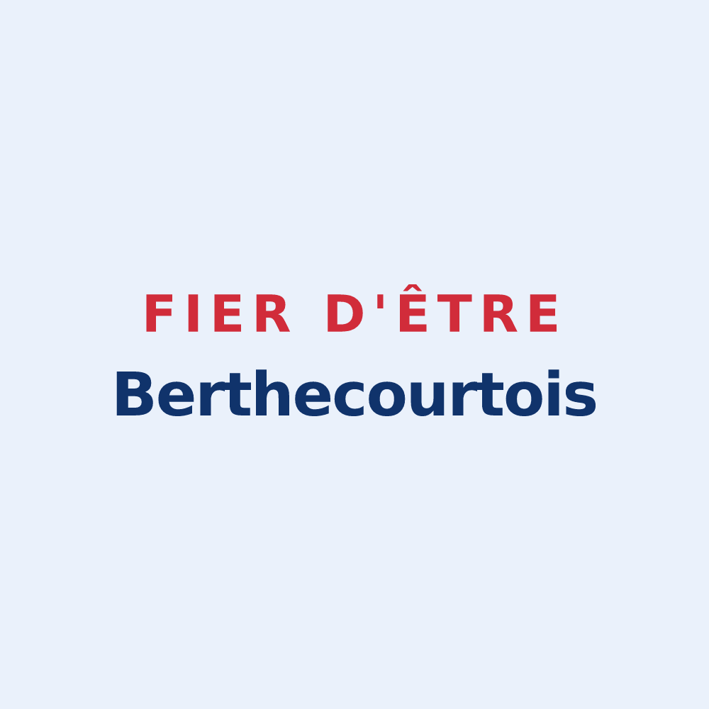 Sticker « Fier d'être Berthecourtois » — design pour Berthecourt