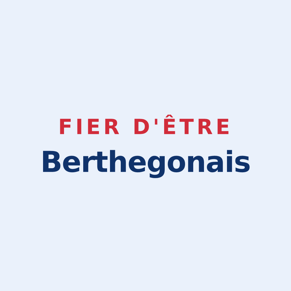 Sticker « Fier d'être Berthegonais » — design pour Berthegon