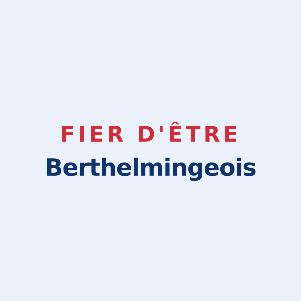Sticker « Fier d'être Berthelmingeois » — design pour Berthelming