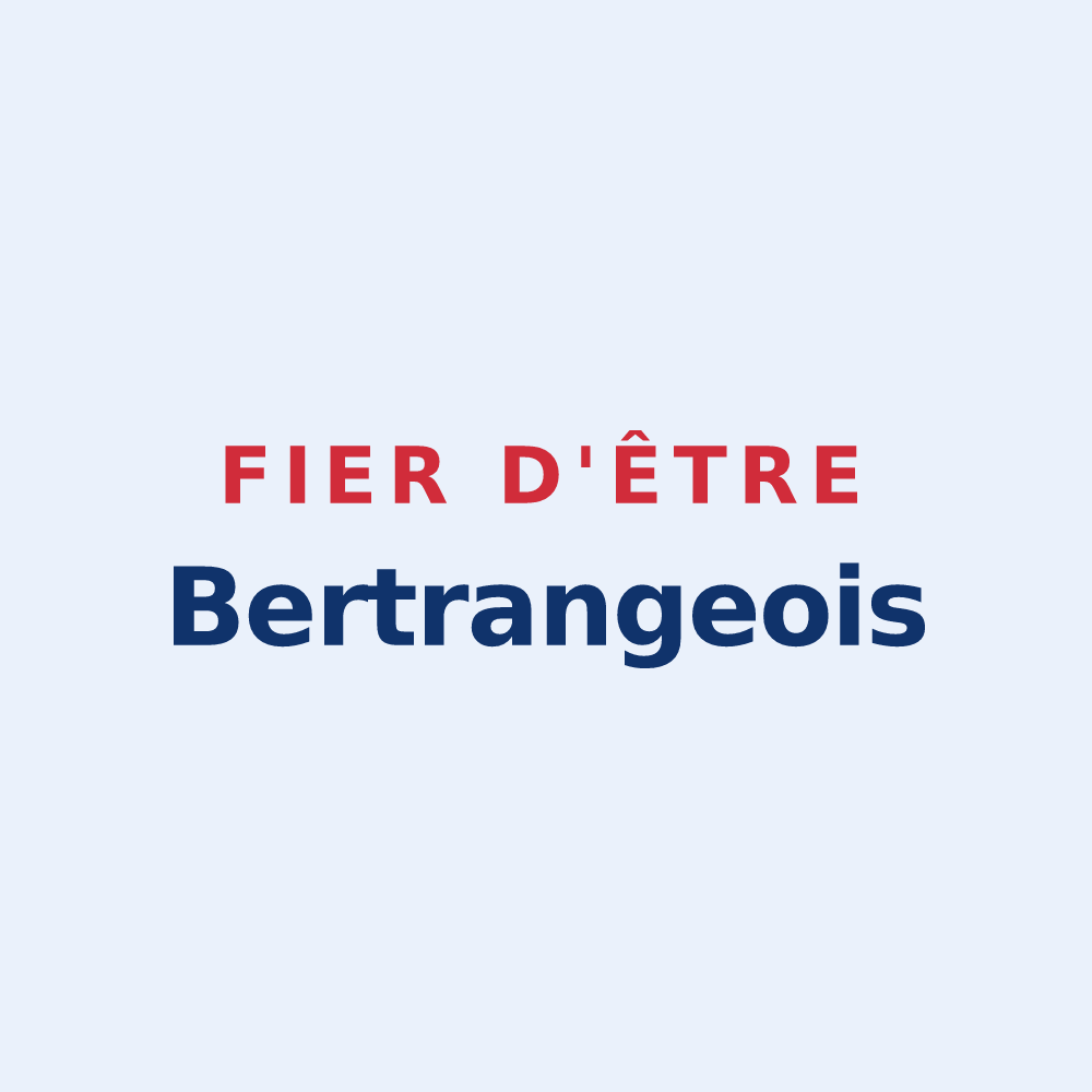 Sticker « Fier d'être Bertrangeois » — design pour Bertrange