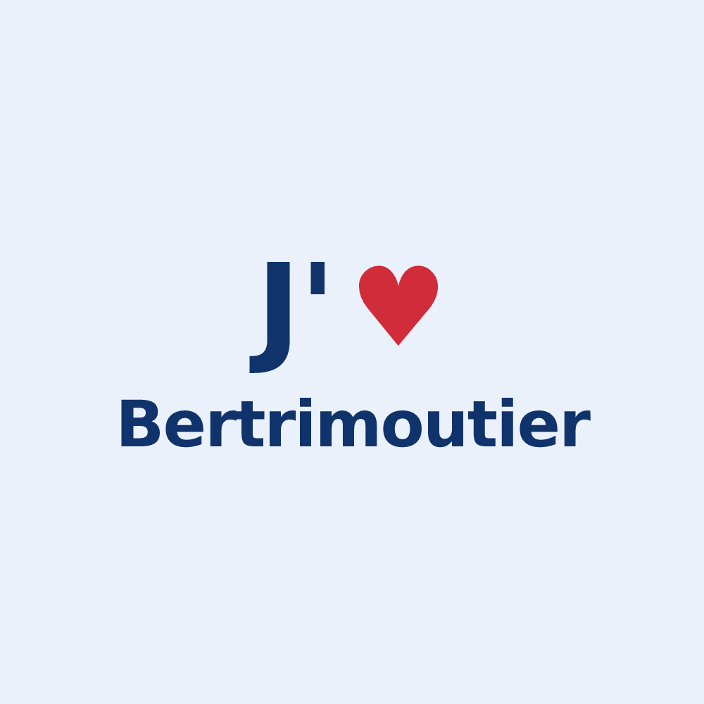 Sticker personnalisé Bertrimoutier — design J'aime Bertrimoutier