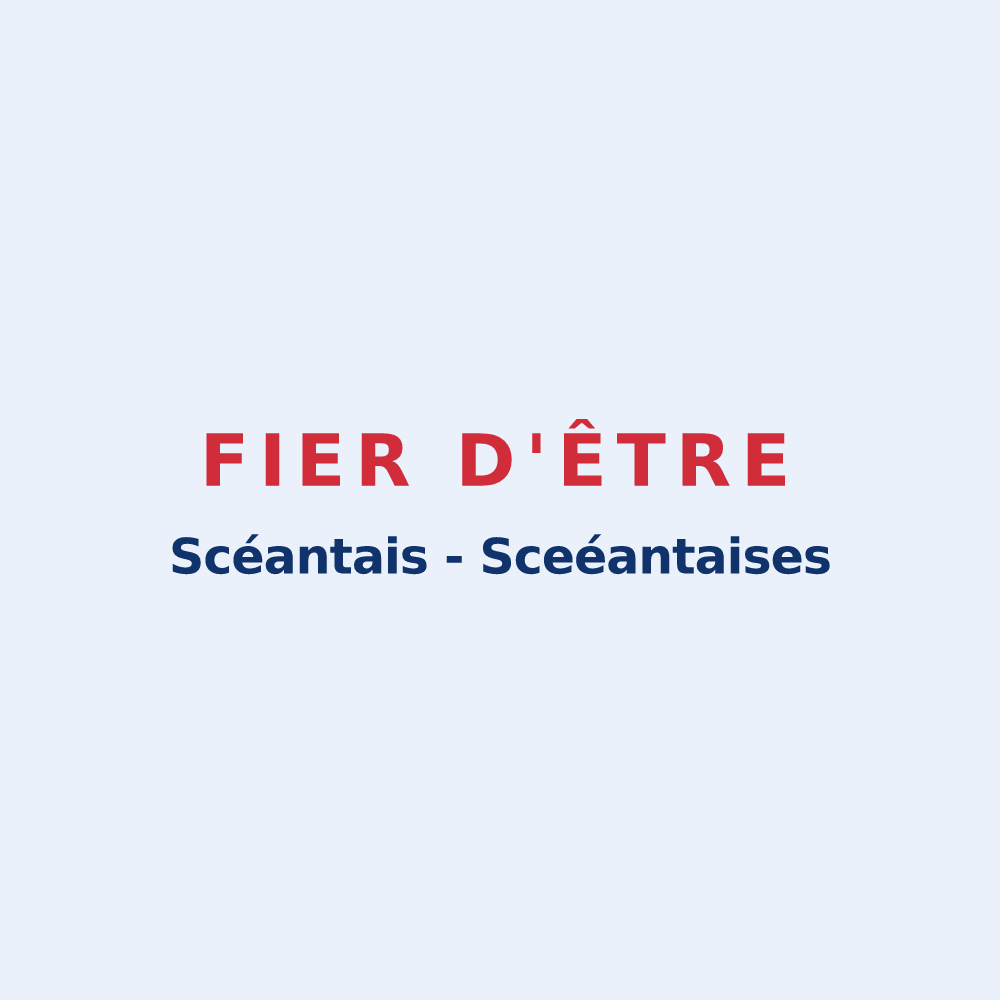 Sticker « Fier d'être Scéantais - Sceéantaises » — design pour Bérulle
