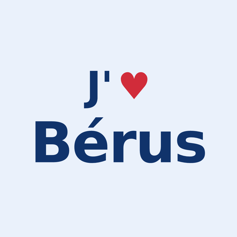 Sticker personnalisé Bérus — design J'aime Bérus