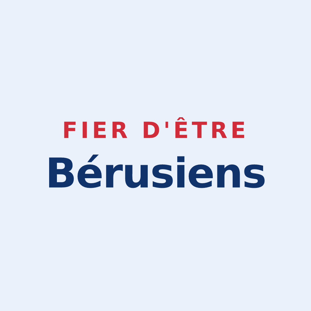 Sticker « Fier d'être Bérusiens » — design pour Bérus