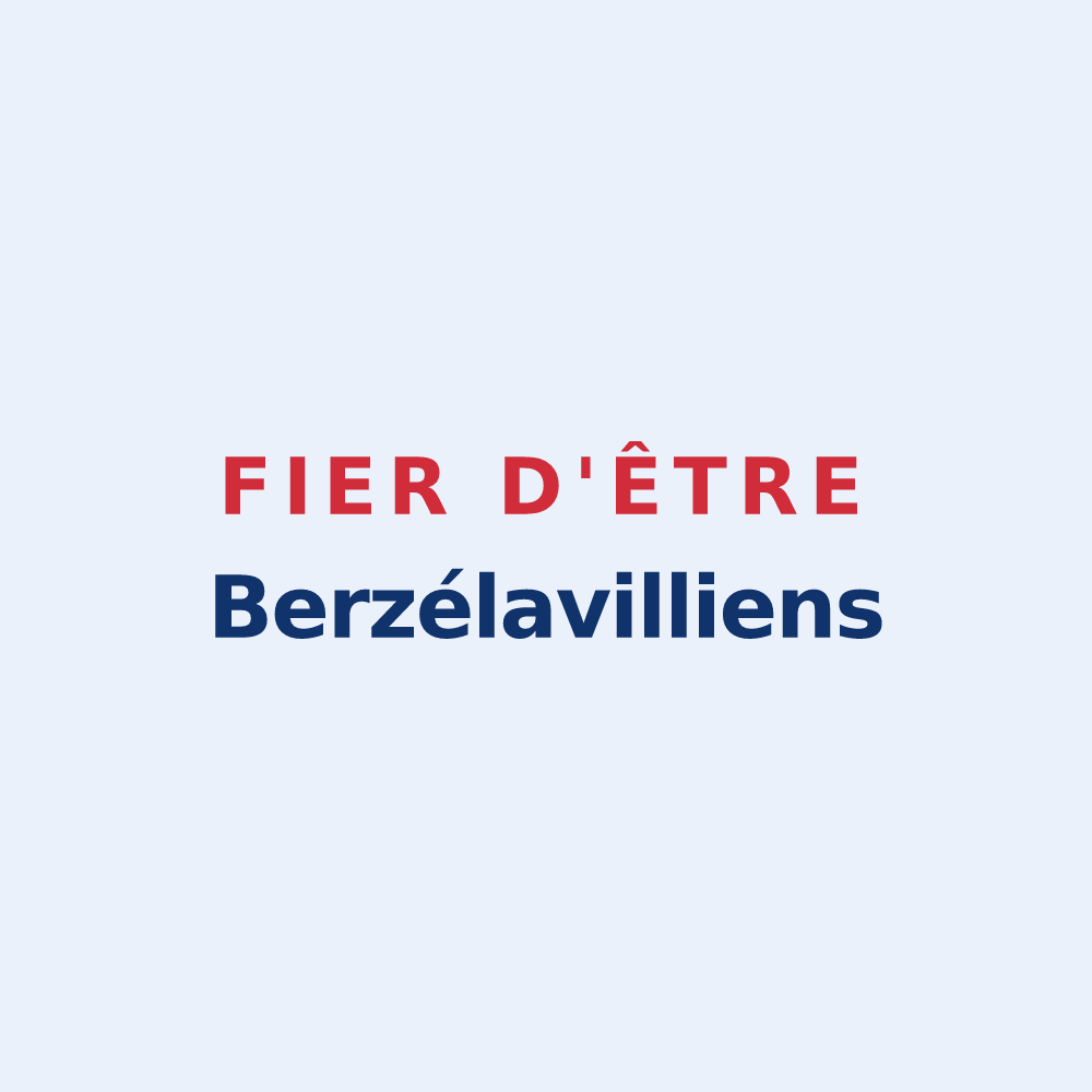Sticker « Fier d'être Berzélavilliens » — design pour Berzé-la-Ville