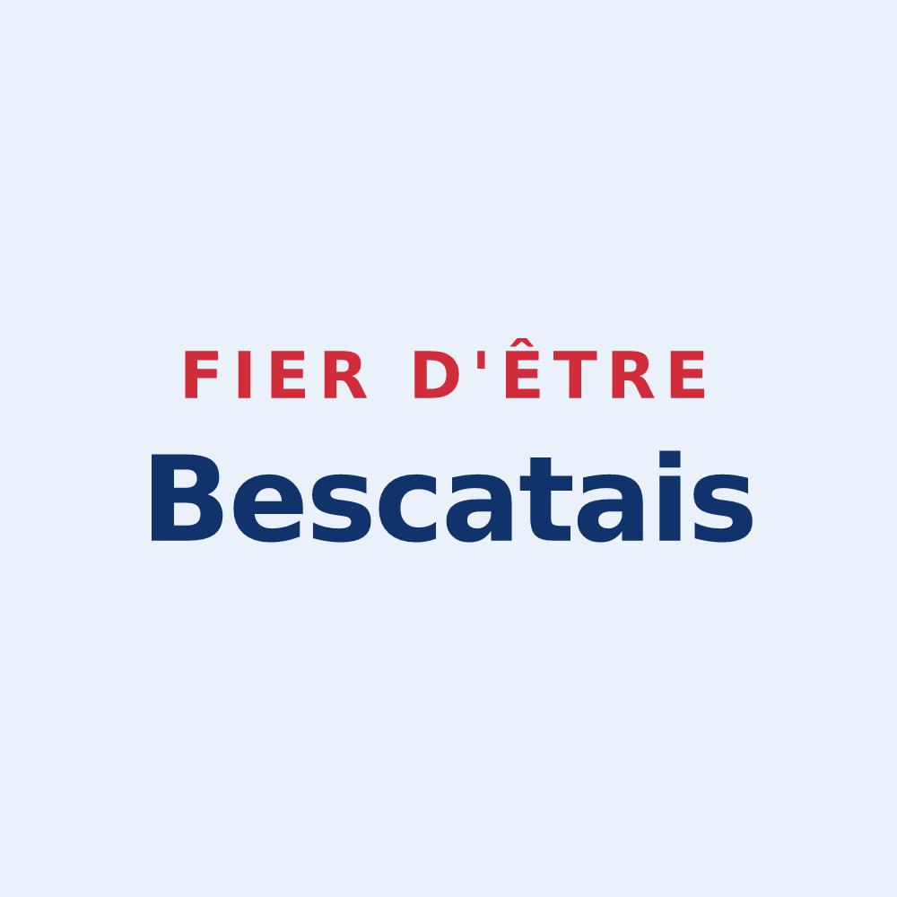 Sticker « Fier d'être Bescatais » — design pour Bescat