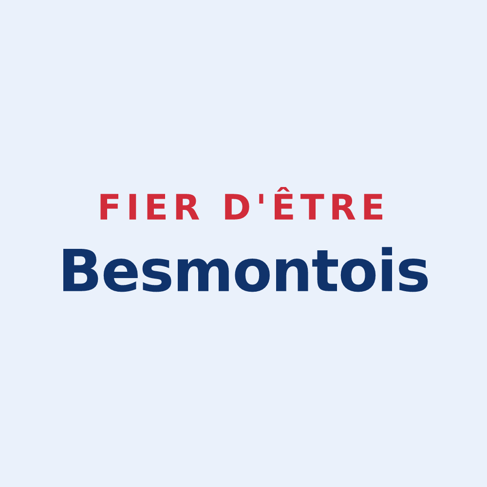 Sticker « Fier d'être Besmontois » — design pour Besmont