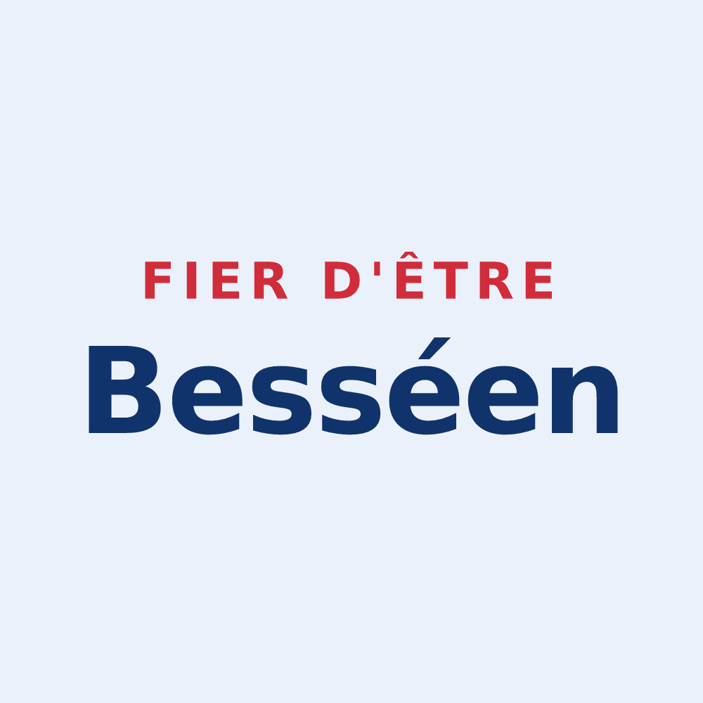 Sticker « Fier d'être Besséen » — design pour Bessé-sur-Braye