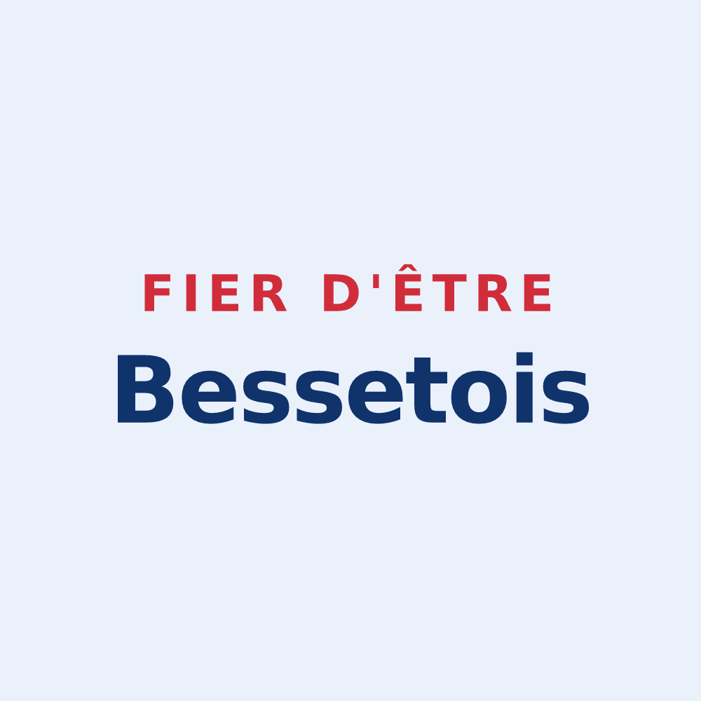 Sticker « Fier d'être Bessetois » — design pour Besset