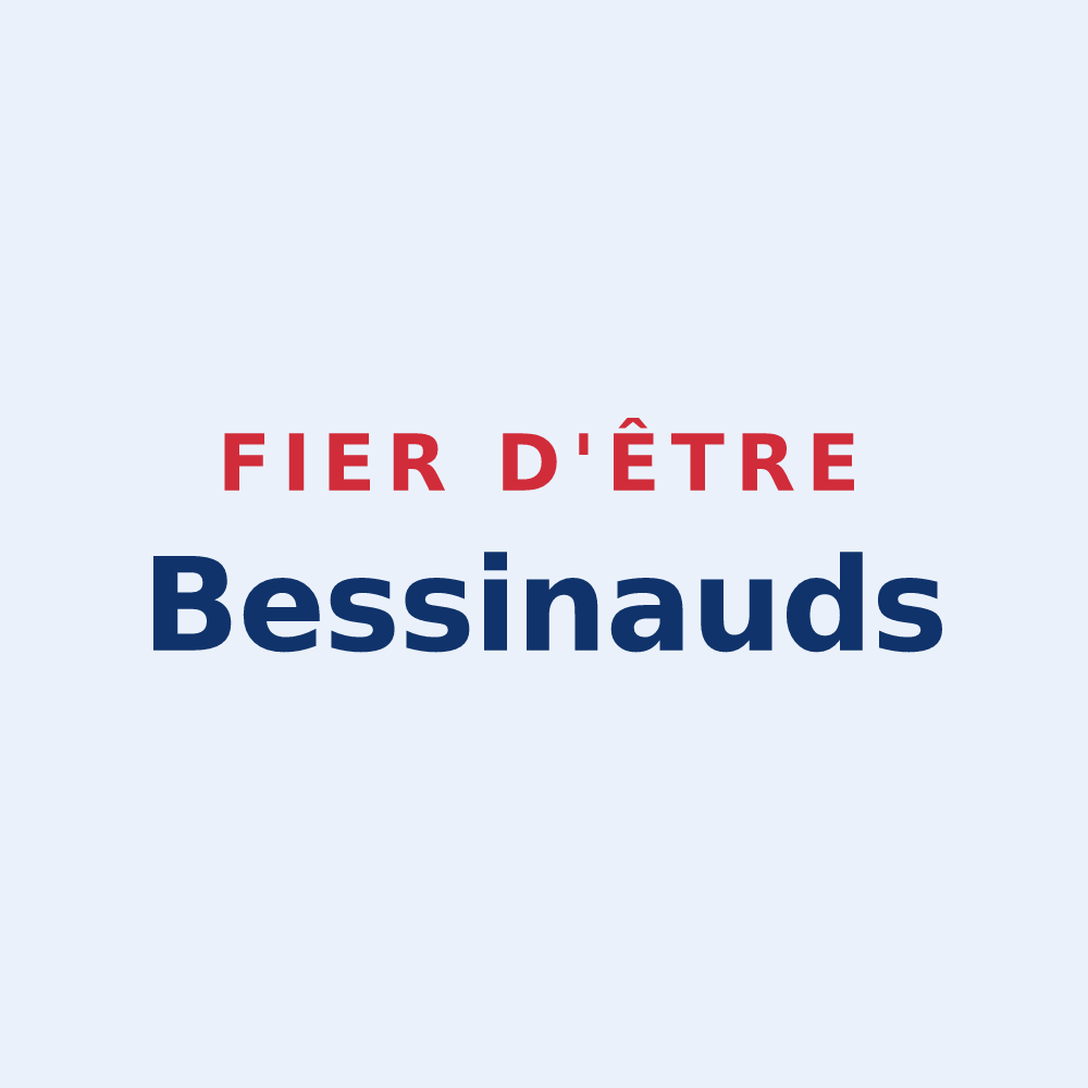 Sticker « Fier d'être Bessinauds » — design pour Bessines-sur-Gartempe