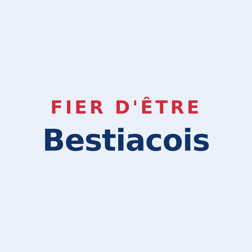 Sticker « Fier d'être Bestiacois » — design pour Bestiac