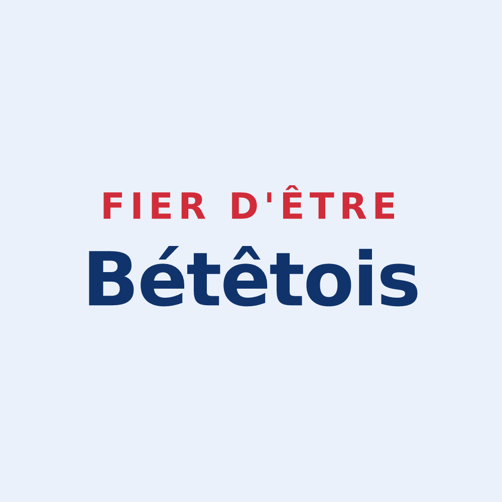 Sticker « Fier d'être Bétêtois » — design pour Bétête