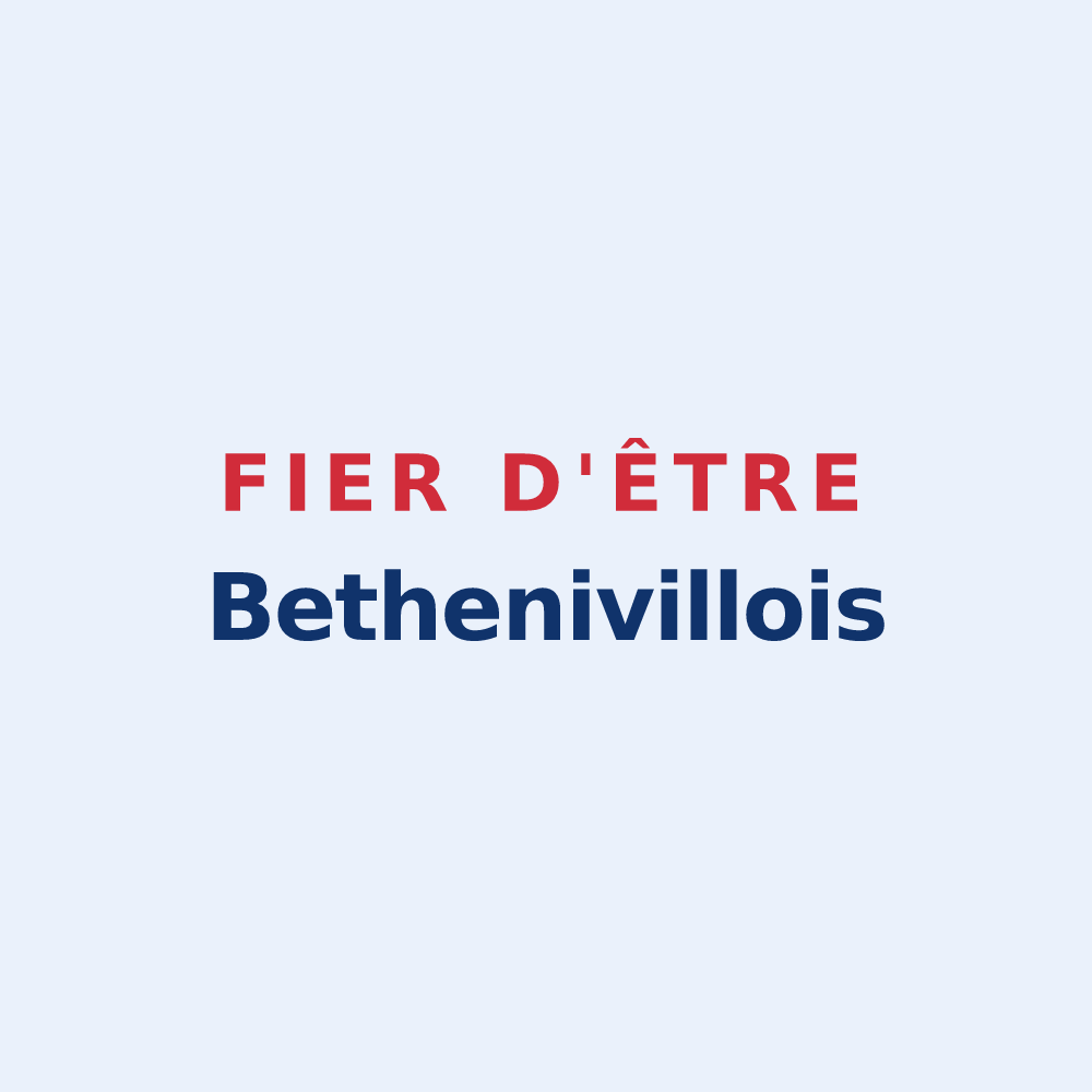 Sticker « Fier d'être Bethenivillois » — design pour Bétheniville